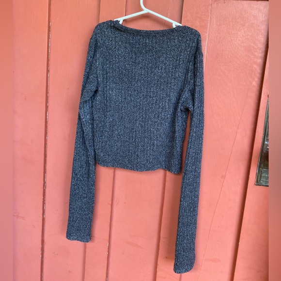 Wilfred free grey cropped ribbed sweater - Picture 3 of 4